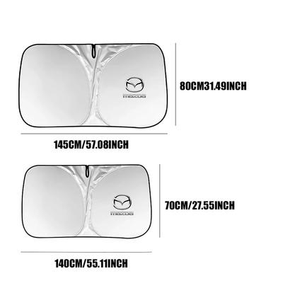 2025 Fierbinte 1 buc. Husă Parasolar Parbriz Mașină Vizieră Protecție UV Accesorii Pentru Mazda 2 Axela CX5 CX30 Atenza Demio CX3 CX4 MP