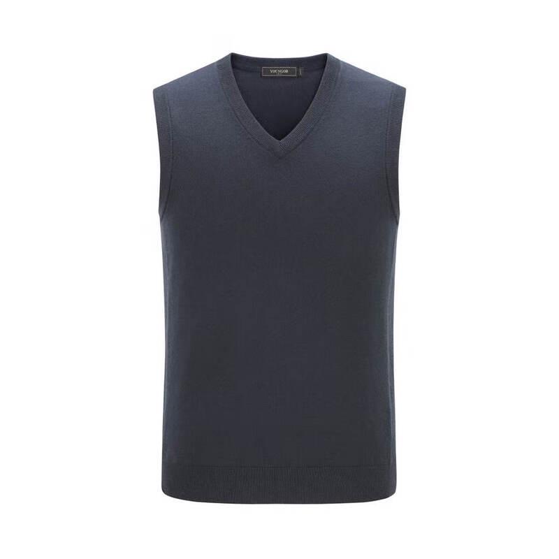 YOUNGOR Hemp Blend V-Neck Vest