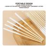 60 Count Cotton Swabs Soft Tip Wooden Handles Multipurpose Thicken Safety Long Cotton Tipped Applicators 8cm