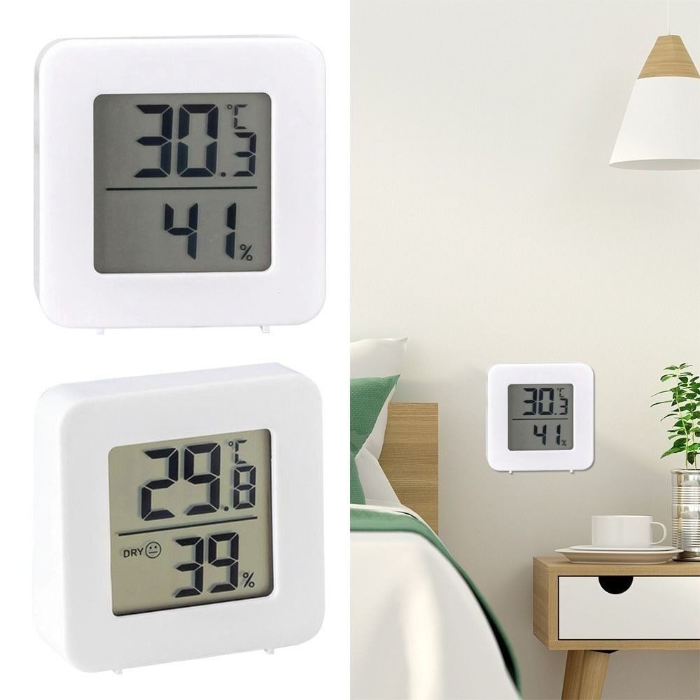 5 PCS Sensor Digital Thermohygrometer LCD Indoor Hygrometer Mini Humidity Meter Household