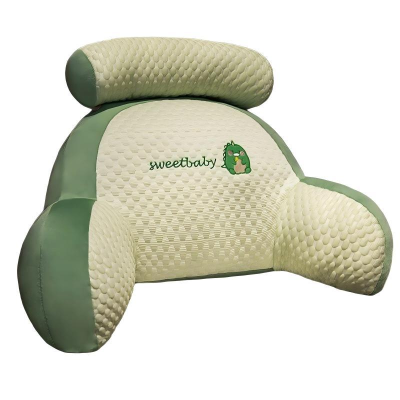 Adjustable Reading Pillow Ergonomic Back Support Cushion 1PC Washable Cover Lumbar Pillow for Bed Sofa Floor Home Use