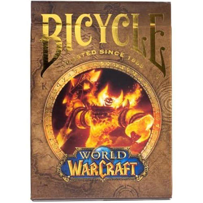 Jeu de cartes à jouer - bicycle - world of warcraft classic - 54 cartes - multicolore - 100% recyclable