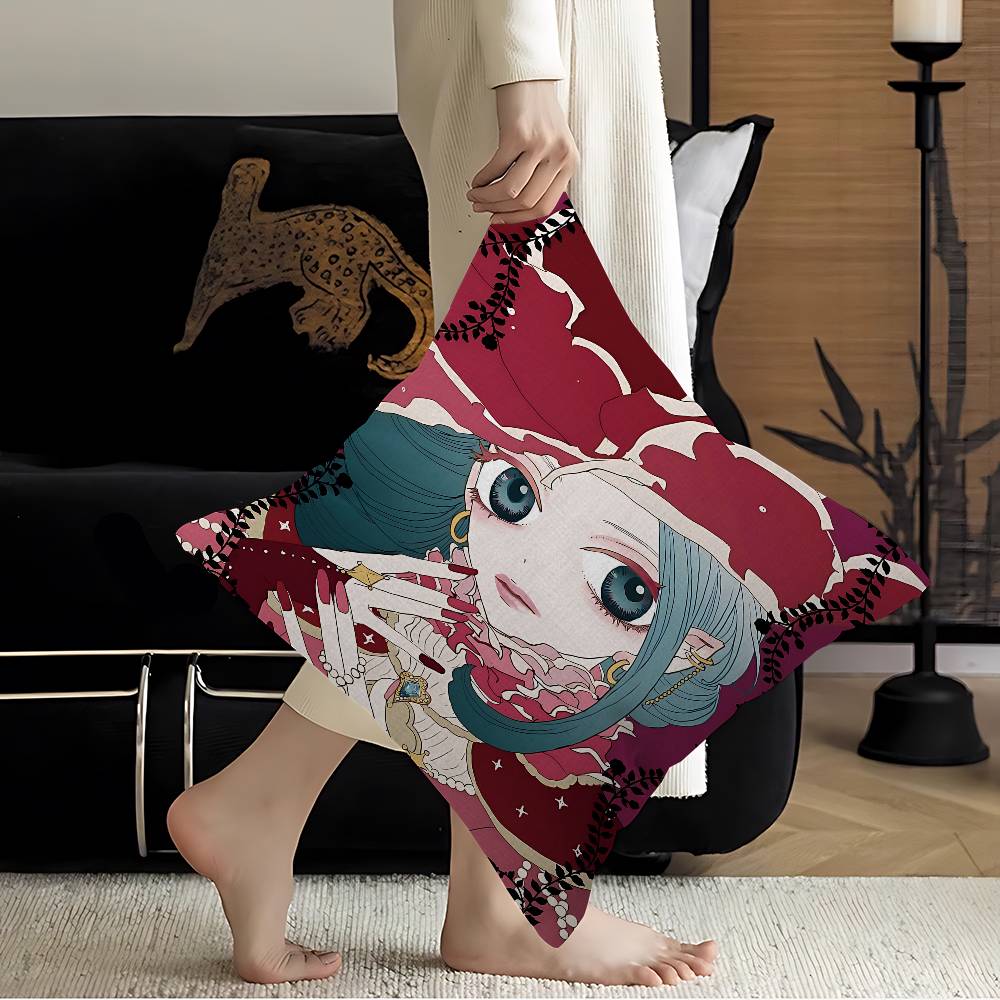 Anime Sugar Sugar Rune Kissenbezug Polyester Sofakissen Dekorative Wurfkissen Heimdekoration Kissenbezug