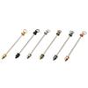 30Pcs Metal Rod Charm with Eye Pins Beadable Metal Rod Pendants Versatile Beading Accessories for Jewelry Designers