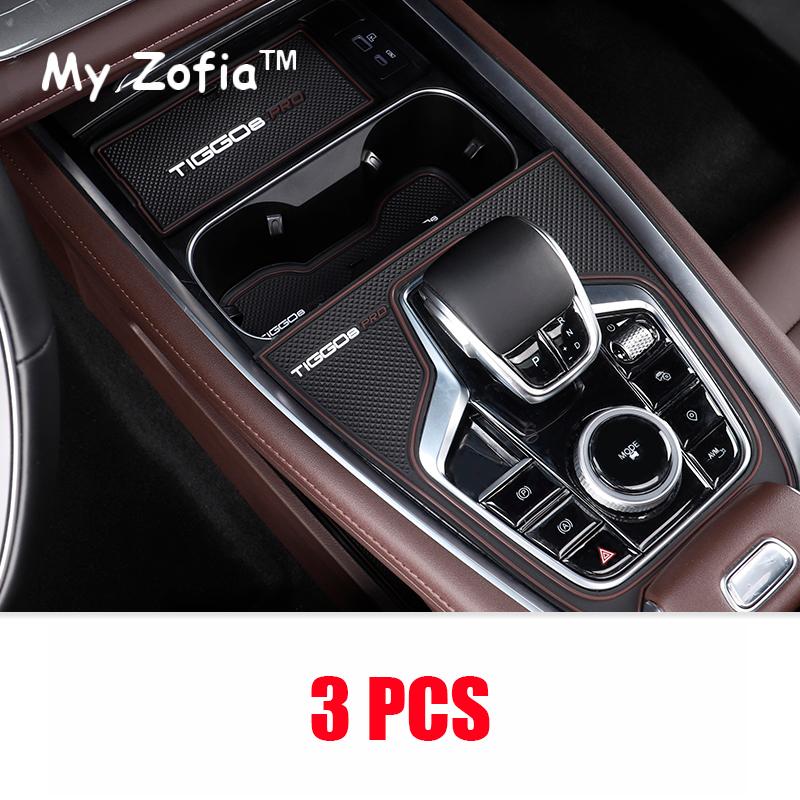 For CHERY TIGGO 8 Pro Max 2023 2024 2025 Anti-Slip Gate Slot Mat Non-Slip Door Groove Pad Interior Decoration Accessories