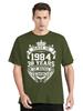 Vintage December 1984 Birthday T-Shirtunisex Clothing Oversized Tshirt O-neck Fashion Retro T Shirt Born In 1984 New Casual Tops