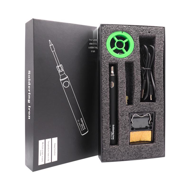 8W USB Portable Wireless Soldering Iron Pen - Electric Spot Welding Tool for Household Use