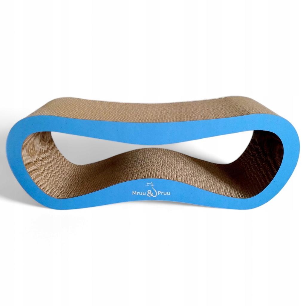 Leon cat scratching post | blue | 78x28x24 cm | MruuPruu