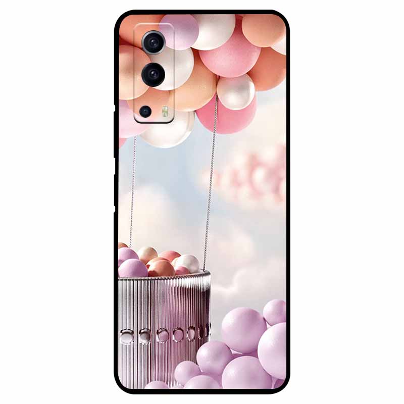 For vivo Y72 5G Case Shockproof Soft silicone TPU Back Cover For vivo Y52 5G Phone Cases for vivoY72 Y 72 52 5G Case Cute Capa