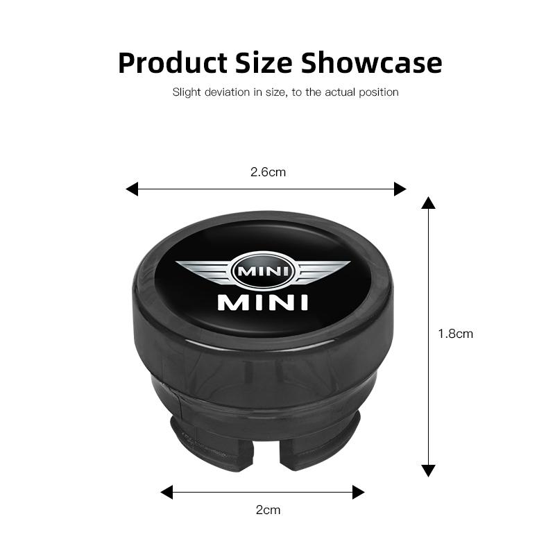 Bil sigarettennerdeksel Auto Støvtett Dekorasjonshette For MINI One Cooper JCW Countryman Clubman Cabrio Paceman Coup Felgdeksel