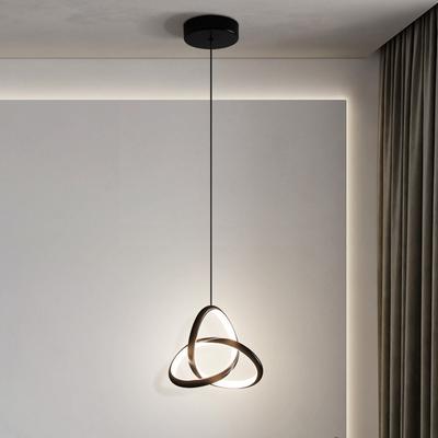 LED Hanging Indoor Light Energy Saving Hanging Pendant Lights Brightness Protect Eyes Easy Installation Metal for Aisle Corridor