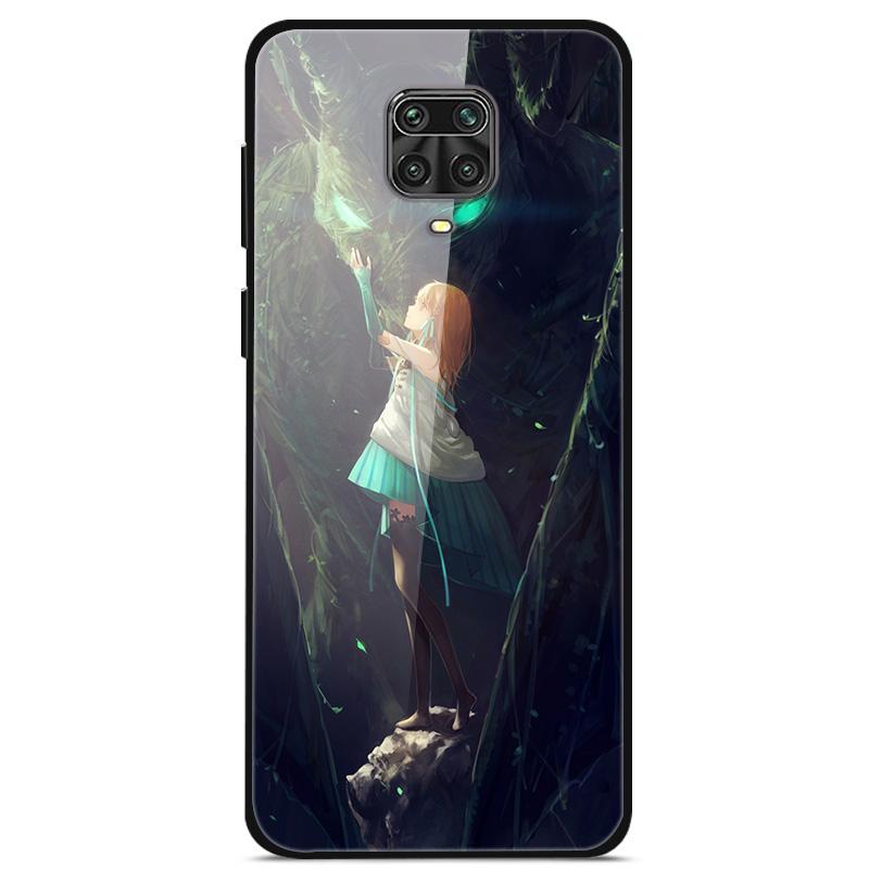 Tempered Glass Case For Xiaomi Redmi Note 9S Cover Soft Bumper Hard Glass Case For Xiaomi Redmi Note 9 S 9S Pro Max Phone Case