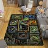 Froggy Fantasy Pattern Rug Floor Mat for Living Room or Bedroom Soft and Comfortable Carpet a Gift for Birthday and Holiday.