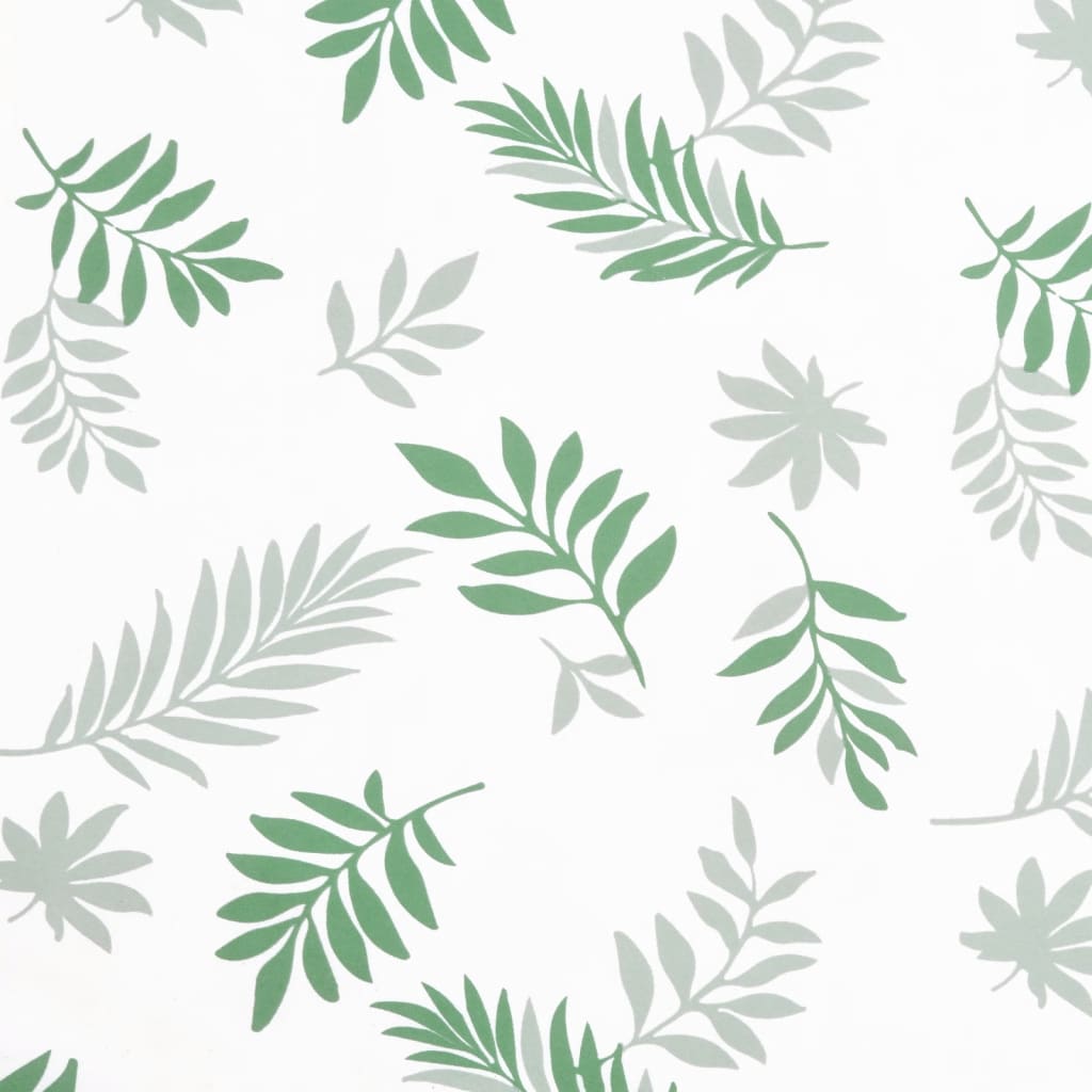 High Back Cushions 4 Pcs Leaf Pattern Oxford Fabric