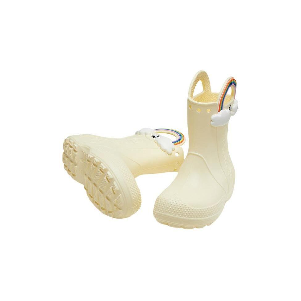 Crocs Eva Comfortable Low-Cut Childrens Boots Kids Boots Cream-Yellow 210026-76O