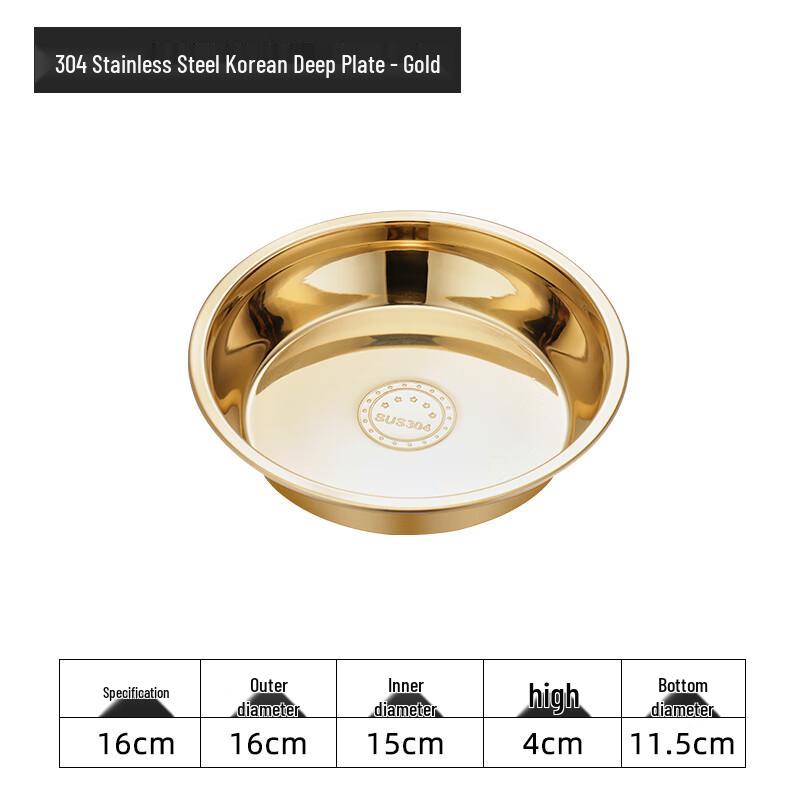 QianXing 304 Stainless Steel Serving Plates