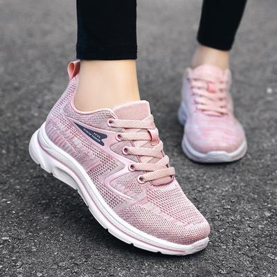 Shoes Women's  New Women's Shoes Korean Version Running Shoes Breathable Soft Bottom Couple Sports Shoes