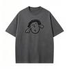 ZAZOMDE 2026 Casual Hip Hop Unisex Tshirt Funny Hand Drawn Surprised Curly Character Print Short Sleeve Loose Daily Wear Tees