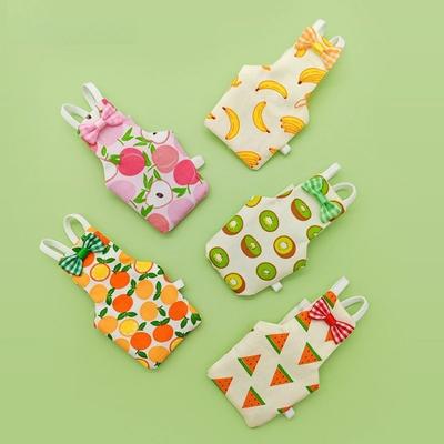 Breathable Parrot Diaper Colorful Fruit Pet Bird Apron New Pet Bird Clothes  Indoor Use