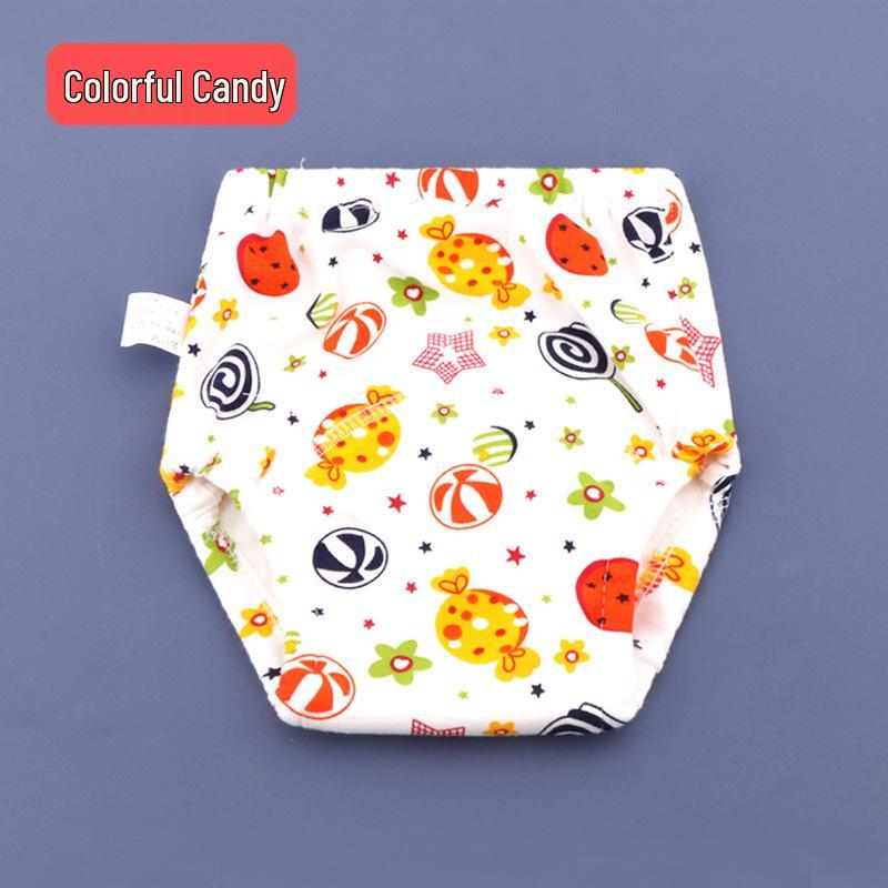 

Детские летние тренировочные трусики для горшка: Водонепроницаемые марлевые подгузники для мальчика и девочки M (0-18 lbs)