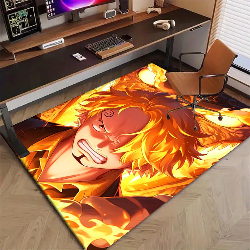 S-SanjiPrinted Area Rug Carpet for Bedroom Living Room Home Decor Rugs Mat Non Slip Mat Rug for Bedside