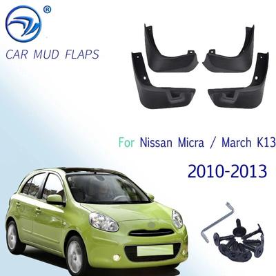 Vorne Hinten Auto Schmutzfänger Für Nissan Micra/März K13 2010 2011 2012 2013 Schmutzfänger Spritzschutz Schmutzfänger Kotflügel Kotflügel