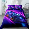 Antique Retro Car Gala Duvet Cover Set King Queen Double Full Twin Single Size Bed Linen Set