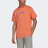 adidas Originals Casual Comfortable Soft Skin-Friendly Breathable Short Sleeve T-Shirt Men Tops Coral-Pink HT1656