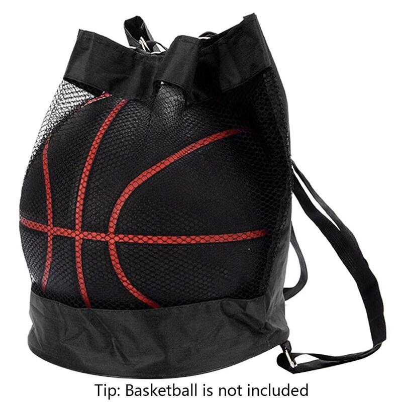 Sport Basketball Backpack Shoulder Bag Basketball Net Bag Volleyball Football