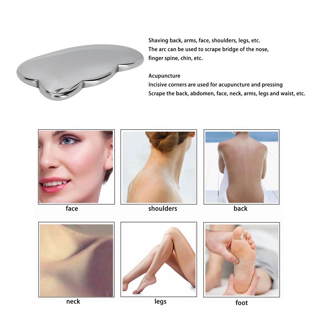 Terahertz Gua Sha Board Cold Hot Compression Gua Sha Scraping Massage Tool for Face Back Neck