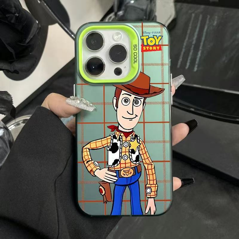 Toy Woody applies to 14plus large hole 16promax iPhone case iphone15 Europe and America 13 cartoon 12