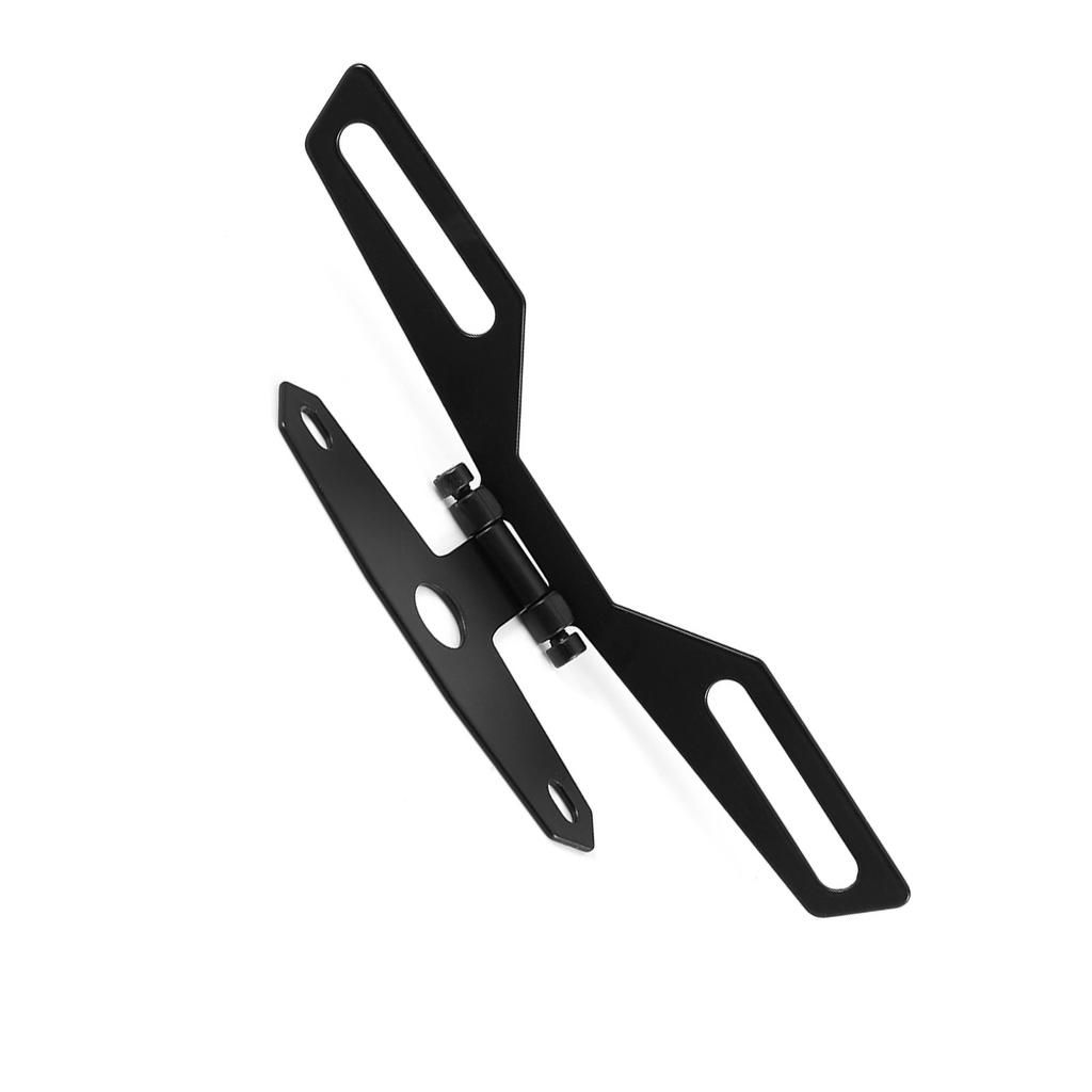 Sammenleggbar nummerskilt Baklysholder Bakre brakettfeste for motorsykkel ATV