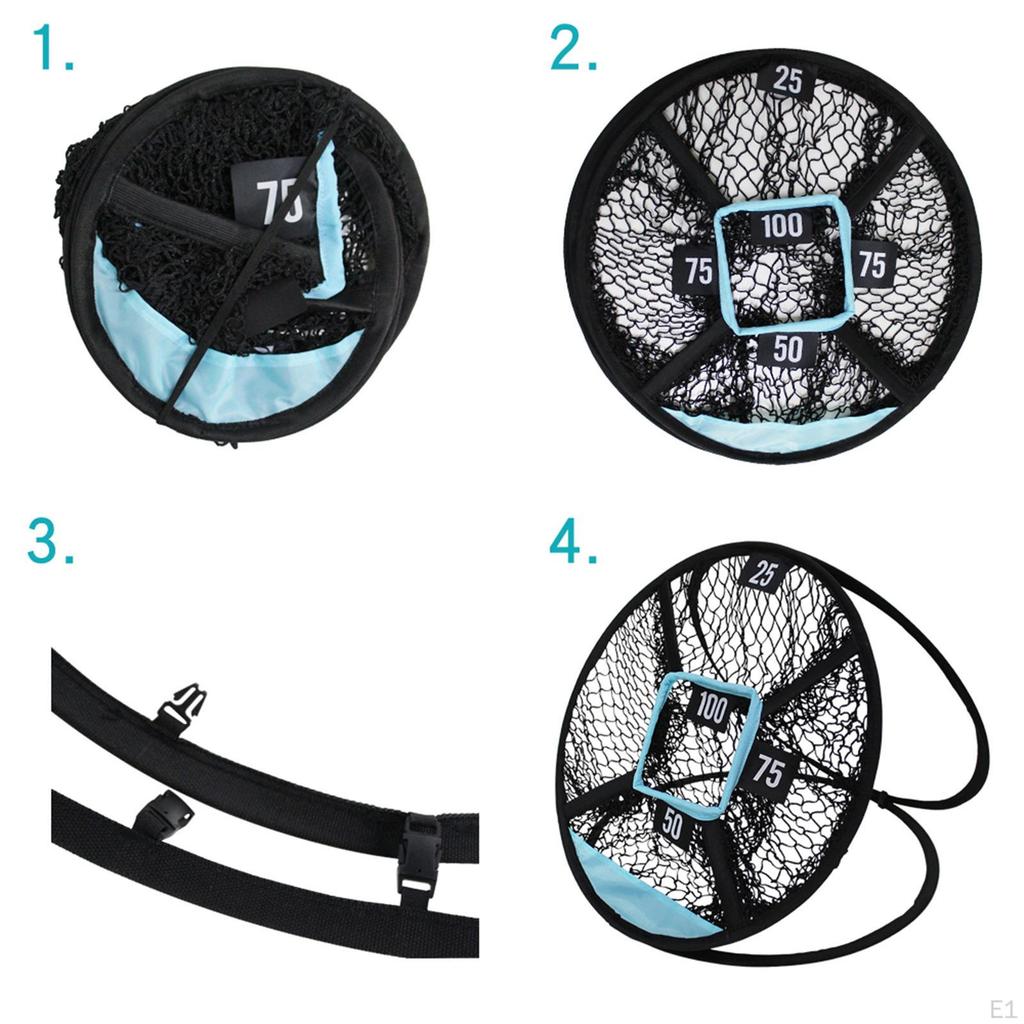 Lightweight Portable Golf Chipping Net indoor and outdoor Up Backyard Putting Training Aid Cage