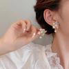 Fashion light luxury high-end stud earrings small fresh flower series earrings sweet and exquisite niche versatile daily earrings