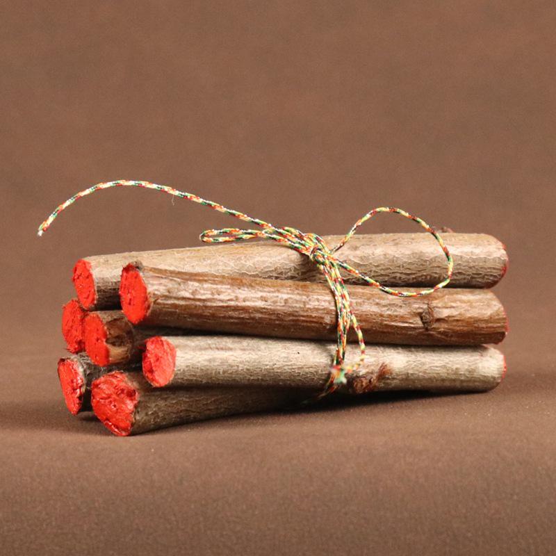 Hand-Polished Natural Peach Wood Branches for Calming Nerves and Peaceful Sleep