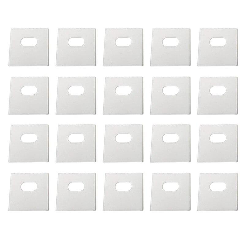 Záložky na opravu vertikálních žaluzií, šetrné k životnímu prostředí čiré fixátory žaluzií, náhradní lamely a díly žaluzií pro okna