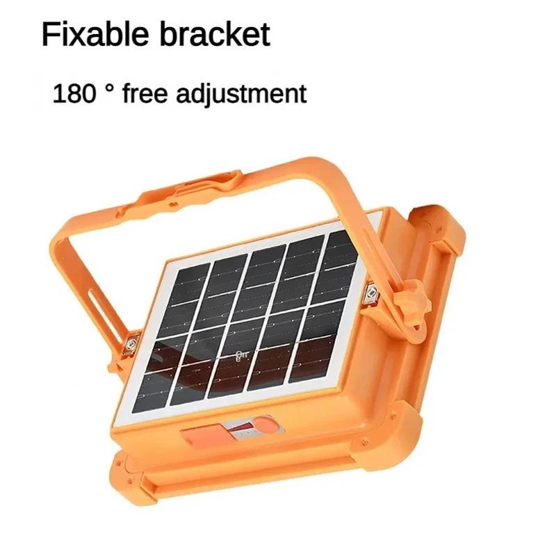 Solar Waterproof Outdoor Lamp Super Bright Emergency Flood Light for Camping
