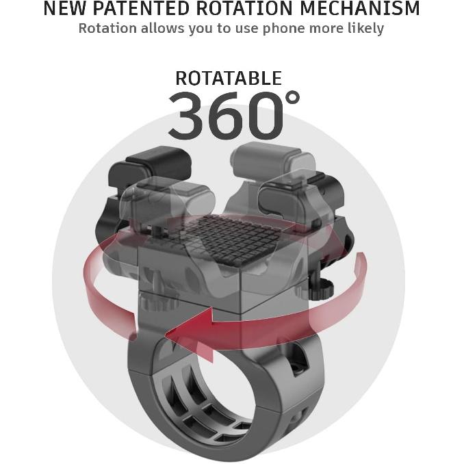 Bike Phone Mount 360° Rotatable Phone Holder Universal Cell Phone Bicycle Stand