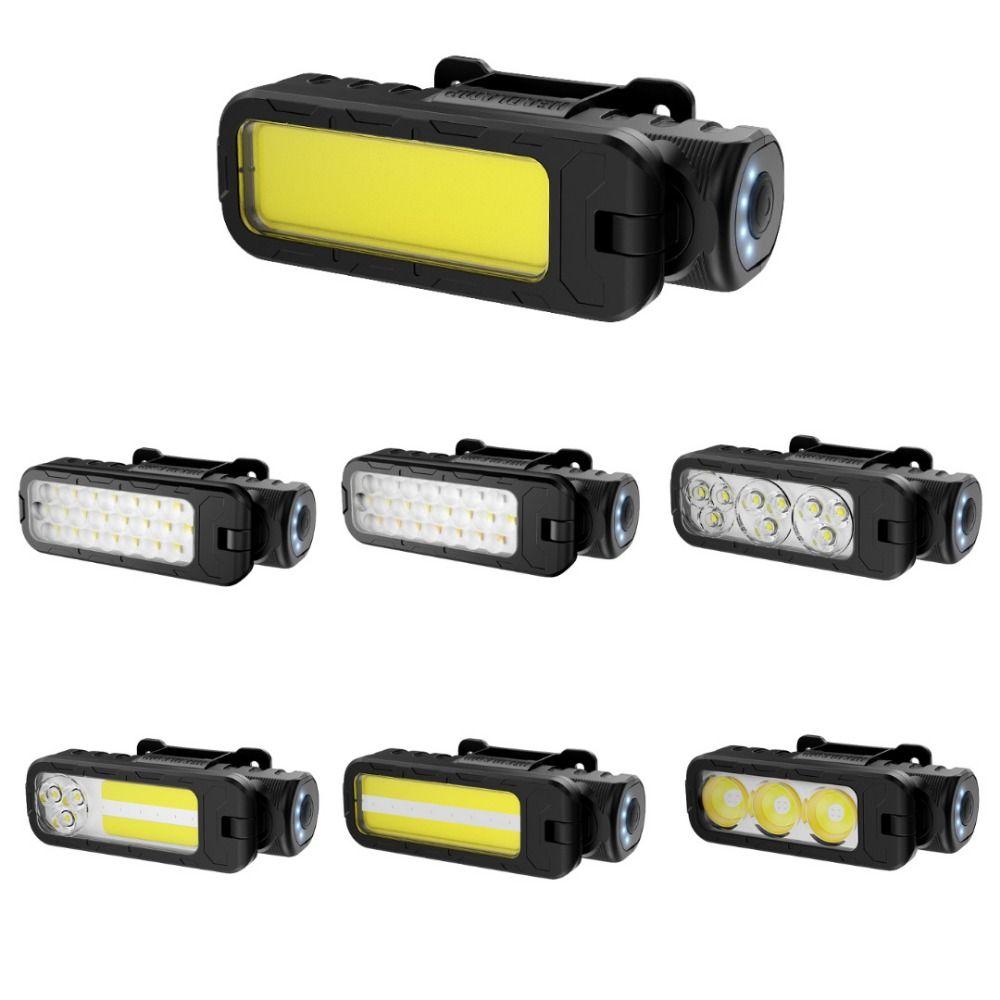 High Bright COB LED Work Light 6 Modes 180° Rotating Portable Flashlight 4 Level Dimming Magnetic Base Rotatable Magnetic Lamp