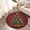 Christmas Living Room Sofa Tree Carpet Bedroom Bedside Round Area Rug Kitchen Floor Mat Dinning Room Patio Office Home Decor
