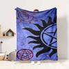 Supernatural Symbols Flannel Blanket Throw Blanket Soft Warm Sofa Bed Camping Home Decor Unique Christmas Gift C922145