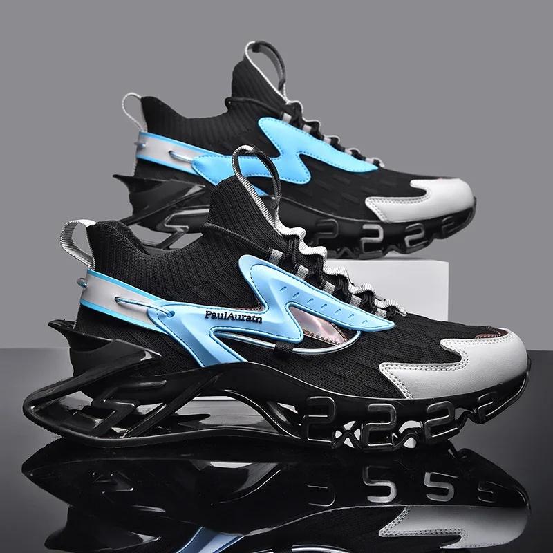 Men's Running Shoes Shock Absorption Sports Shoes Casual Large Size Autumn Winter Trendy Shoes EVA Insole Rubber Outsole