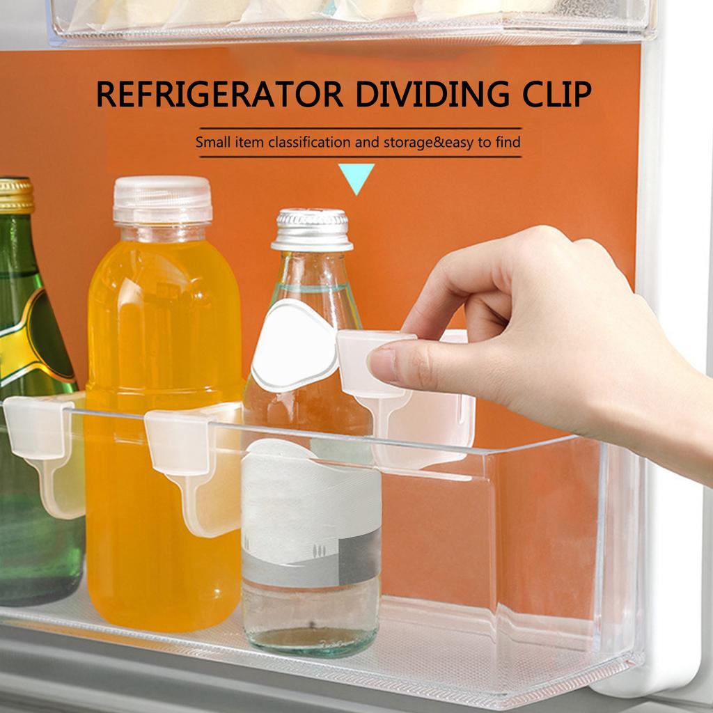 Counts Fridge Drawer Divider, High-Quality Plastic Design For -Fall ,Slide To Adjust For Different Sizes