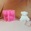 Crochet Bear Animal Silicone Molds for Candle Soap Chocolate Candy Cake Fondant Decoration Cement Gypsum Silicone Molds X3UC