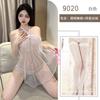 Sex Underwear Sexy Mesh Lace Uniform Temptation Large Size Neck Belly Pocket Straps Pure Desire Suit