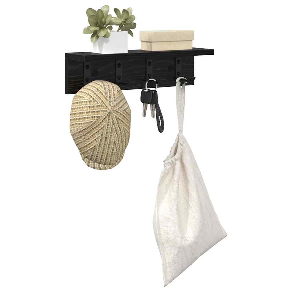 Wall Mounted Nightstand Wall Mounted Black Oak Effect
