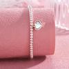 Sweet Love Round Bead Bracelet Women Niche Simple Design Ins Wind Elastic Bracelet Jewelry Women
