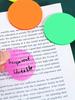 160pcs Heart-Shaped Transparent Waterproof Stickers, Semi-Transparent Bookmarks, Index Stickers, Reusable Stickers