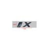 3D Letters Emblem Badge Car Rear Trunk Logo Sticker for BMW iX I3 I4 I7 iX3 iX4 iX7 Glossy Black Accessories