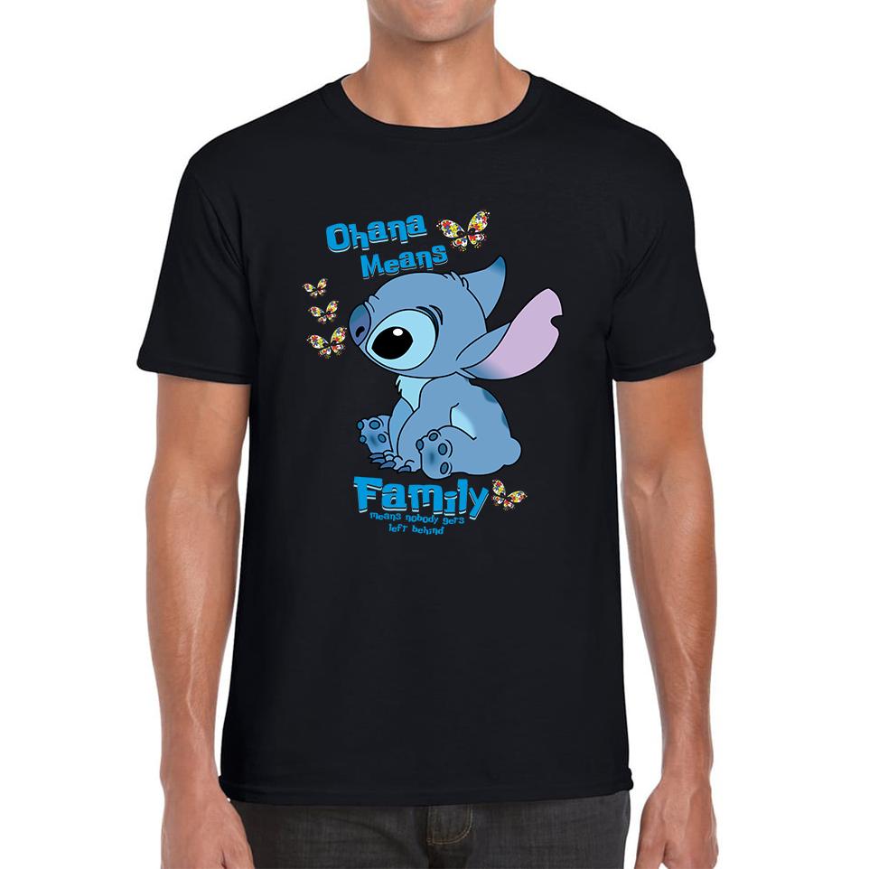 Ohana Means Family Lilo & Stitch Funny Comedy Family Cartoon Lovers Mens Tee Top XL
